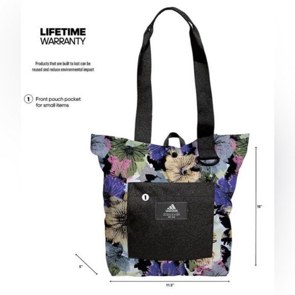 NWT Adidas Everyday Tote Bag - Picture 2 of 2